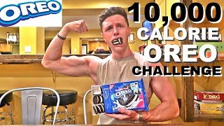 10000 CALORIE OREO CHALLENGE  EATING ONLY OREOS ALL DAY [upl. by Wilser891]