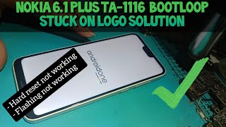 Nokia 61 Plus TA1116 TA1083 Solusi Bootloop Bandel  Still Bootloop After Flashing mobilecareid [upl. by Attoynek]