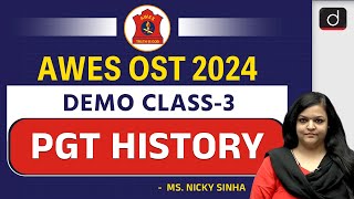 AWES PGT History English  OST  Demo Class03  Drishti Teaching Exams [upl. by Boswell7]