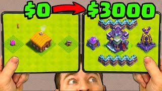 I Spent 3000 On A New Clash of Clans Account Heres What Happened [upl. by Neirual186]