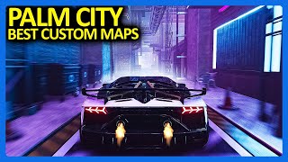 Forza Horizon 5  AMAZING Palm City Map FH5 Best Custom Maps [upl. by Neraj]