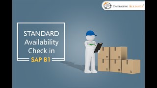 STANDARD AVAILABILITY CHECK IN SAP BUSINESS ONE [upl. by Assilaj453]