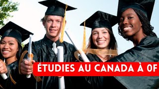 BOURSES  ETUDIEZ AU CANADA AVEC 0F [upl. by Akinal]