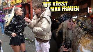 Wie KÜSST man FRAUEN beim Karneval in KÖLN  Straßenumfrage  TomSprm [upl. by Toft379]