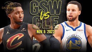 Golden State Warriors vs Cleveland Cavaliers Full Game Highlights  Nov 5 2023  FreeDawkins [upl. by Noslen]