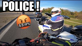 ARRÊTÉ PAR LA POLICE À 200KH EN MOTO 😰 [upl. by Ashla131]