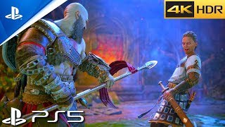 Kratos vs Heimdall PS5 Realistic ULTRA Graphics Gameplay 4K 60FPS God of War Ragnarok [upl. by Gizela]