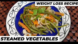 Steamed Vegetables For Weight Loss  weight loss recipe  healthy vegetable salad  diet food recipe [upl. by Pamela954]