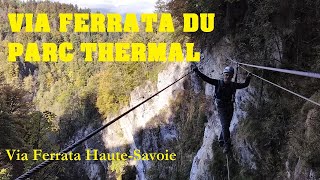 Via Ferrata du Parc Thermal de SaintGervais EVOLUTION [upl. by Nosnej287]