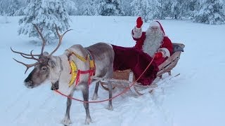 Laponie Pays du Père Noël en Finlande vidéo voyage Rovaniemi des aurores boréales Santa Claus [upl. by Naro]