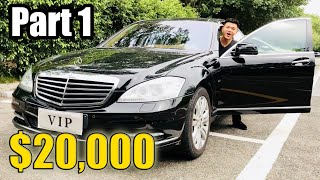 Reviewing a 20000 Long Wheelbase Mercedes Benz SClass Part 1 [upl. by Ednalrym]