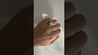 Round Brilliant Engagement Ring 🤍💍 engagementring engagement bride diamond bridetobe engaged [upl. by Anair]