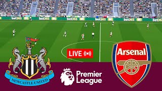 LIVE Newcastle United vs Arsenal Premier League 2425 Full Match  Video Game Simulation [upl. by Rramahs]