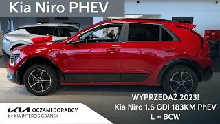 WYPRZEDAŻ 2023 Kia Niro 16 GDI 183KM 6DCT PHEV wersja L z pakietem Drive Wise w  Runway Red [upl. by Zurheide]