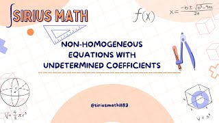 Undetermined Coefficients  Part 2 [upl. by Ailel]