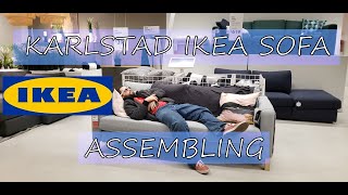 ikea taskrabbit How to Assemble Karlstad Sofa Ikea How to make money with Ikea [upl. by Monica]