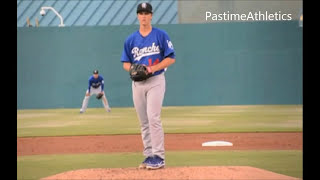 Zack Greinke Slow Motion FASTBALL Pitching Mechanics Instruction LA Dodgers Baseball MLB [upl. by Nollahs]