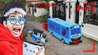 CCTV MEREKAM BUS TAYO MISTERIUS BERHANTU DI DEPAN RUMAH KITA SEMUA KETAKUTAN [upl. by Winter]