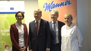 Sozialminister zu Besuch im MannerWerk in Wolkersdorf [upl. by Jeffie242]