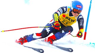 Mikaela SHIFFRIN  Super G  St Moritz SUI  2023  4th Place [upl. by Sikleb]