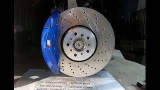 BMW F10 Affordable Big Brake Upgrade [upl. by Leohcin597]