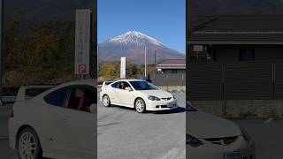 Dc5 Integra Type R in front of Mount Fuji in Japan jdm integratyper [upl. by Suolevram669]