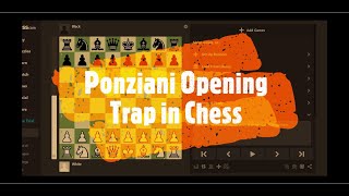 The Ponziani Opening Trap [upl. by Aicemaj]