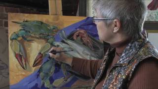 Casein Tempera Painting with Larisa Ivakina Clevenger [upl. by Oicnedurp]