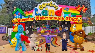 CBeebies Land Summer Virtual Tour at Alton Towers Sept 2023 4K [upl. by Nylisoj209]