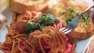 CROCK POT SPAGHETTI AND MEATBALLS RICHARD IN THE KITCHEN [upl. by Denie]