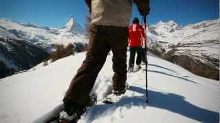 Zermatt  Matterhorn Schneeschuhwandern Zermatt ǀ Winterwanderung [upl. by Assecnirp238]