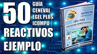 Guía CENEVAL EGEL PLUS INGENIERÍA COMPUTACIONAL  50 Reactivos Simulador Ejemplo  Temas [upl. by Bamford205]