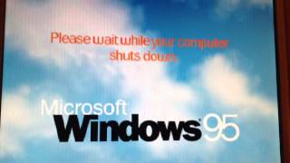 Windows 95 shutting down [upl. by Nairret]