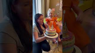 Mom Drops Birthday Cake as Daughter Blows Out Candles  1500123 [upl. by Pliske]