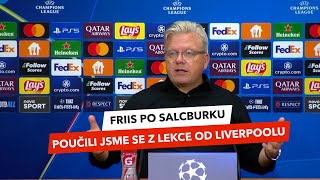 Výhra proti Salcburku I díky lekci z Liverpoolu říká Friis S hráči poodhalil změnu [upl. by Arhsub]