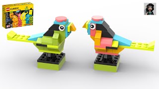 2 BIRDS Lego classic 11027 ideas How to build [upl. by Velasco]