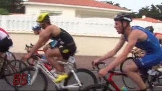 Triathlon  La 3e épreuve à SaintJeandeMonts [upl. by Alameda]