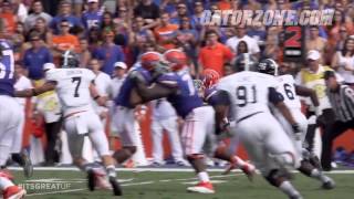 Gator teammates blocking each other vs Georgia Southern [upl. by Abbye]