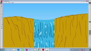 Waterfall Animation  Adobe Flash  Adobe Animate [upl. by Pavlov]