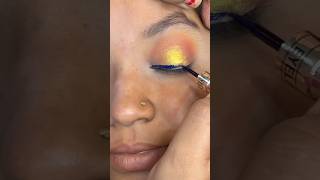 Do minute me karen Haldi eye makeup  eyemakeup makeup shortvideo trending pummybeautyparlour [upl. by Niwde]