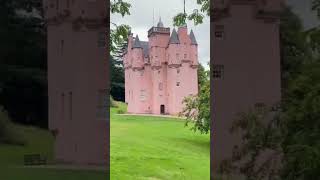 This fairytale like pink Castle  Craigievar Castle Aberdeenshire Scotland travel castle [upl. by Chaves]