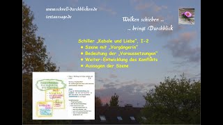 Schiller quotKabale und Liebequot I2 Wie eine Dramenszene ihre VorgängerSzene weiterentwickelt [upl. by Ahtael]