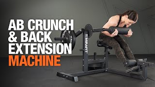 Mirafit Ab Crunch and Back Extension Machine [upl. by Nothsa945]