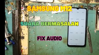 samsung m12 suara bermasalah terselesaikan fix audio on samsung m12 [upl. by Ryan]