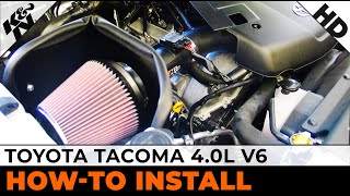 Toyota Tacoma 40L V6 639025 Air Intake Installation [upl. by Marilin489]