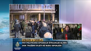 Šesti dan protesta u Beogradu Opozicija traži poništenje izbora [upl. by Philbin]