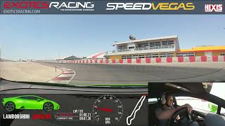 speed vegas Lamborghini huracan Evo 5 laps Almost crash last lap [upl. by Ianej]