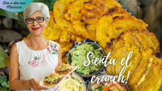 Cómo preparar Patacones Tostones crujientes y deliciosos [upl. by Nylireg]