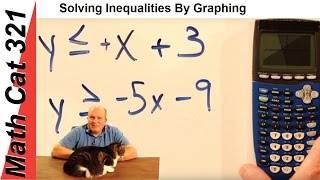 How to Solve Inequalities  Using a Graphing Calculator  Part 2 of 2 [upl. by Hattie628]