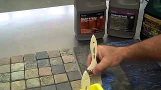 How To Enhance Stone with TileLab Sealer [upl. by Vite]